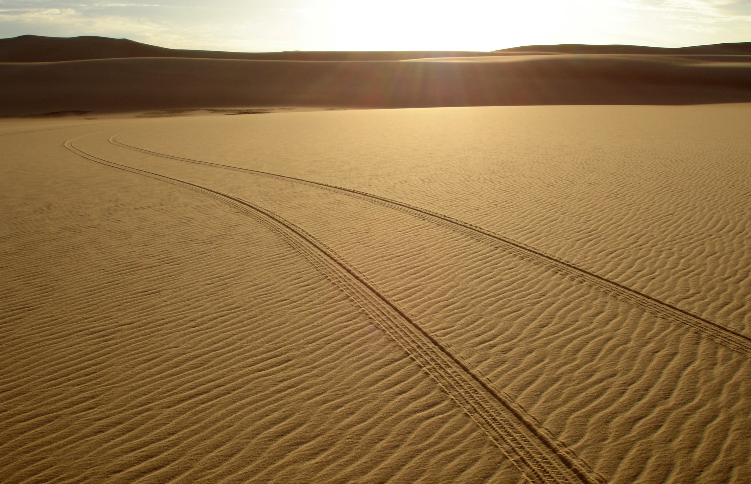 Spuren im Sand